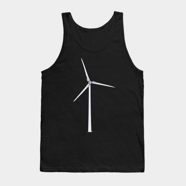 Wind Power - Wind Turbine - Mechanical Power Tank Top by DeWinnes